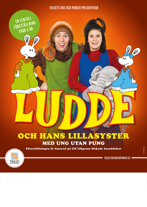 Ludde och hans lillasyster - med ung utan pung